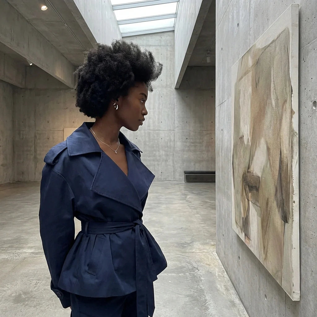 Varelle - Structured Belted Short Trench Coat